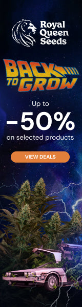 Royal Queen Seeds — Back to Grow, bis zu -50% auf ausgewählte Produkte